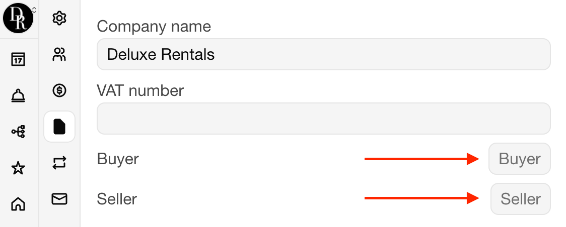 Translate invoice labels