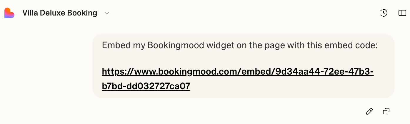 oEmbed link